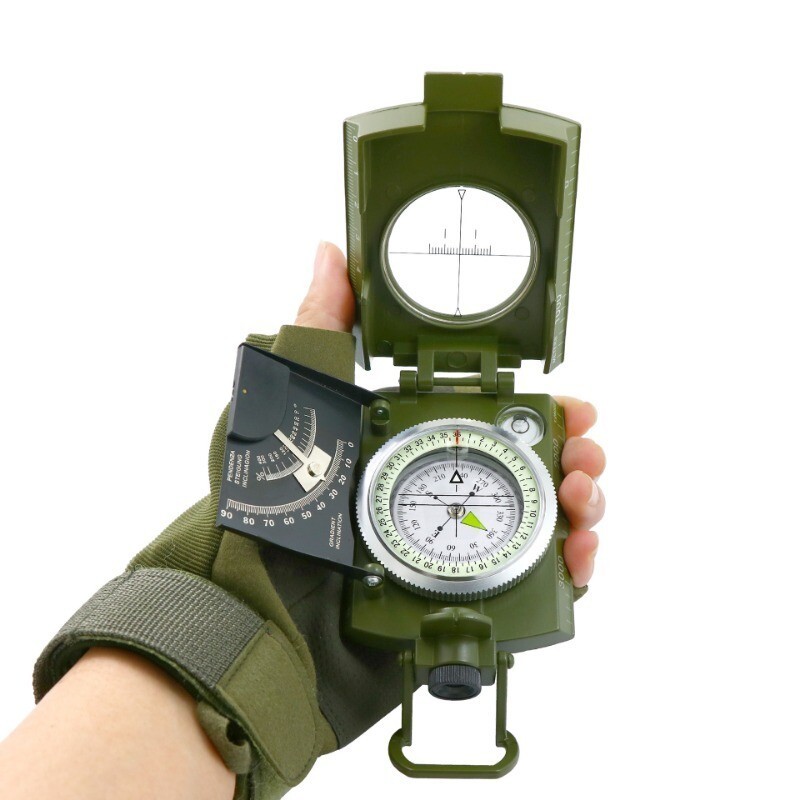 Multi Functional Military Aiming Navigation Compass with Fluorescence [