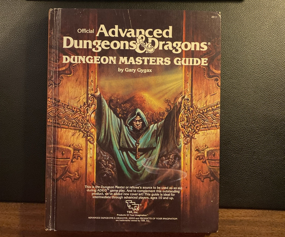 TSR AD&D DUNGEON MASTERS GUIDE Gary Gygax