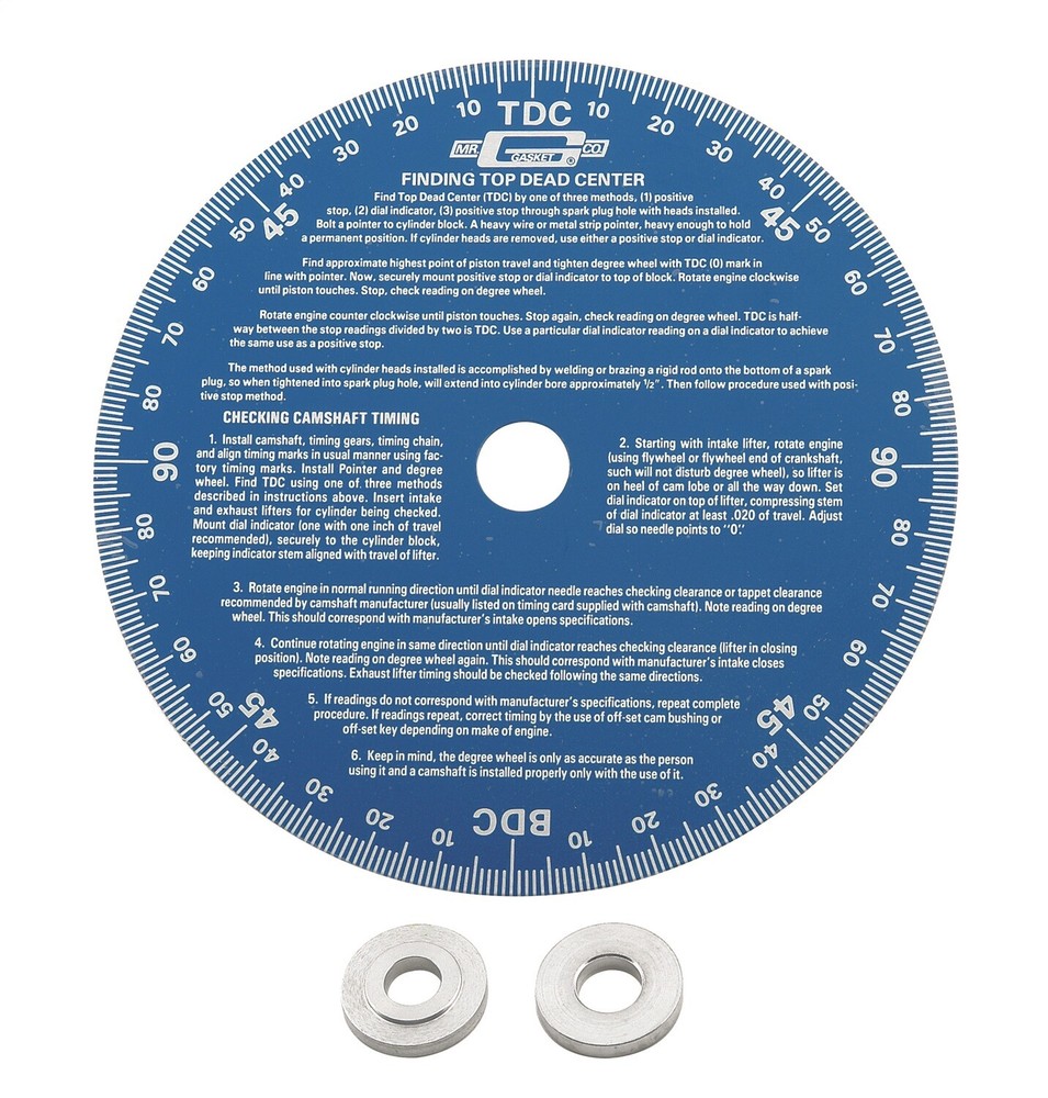 Mr Gasket 1570 Universal Degree Wheel