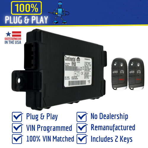2011-2018 Dodge Journey Hub Receiver RF WIN Module Programmed w/ keys
