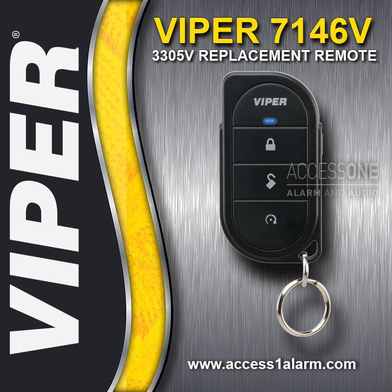 Viper 7146V New 4-Button Replacement Remote Control For The 3305V Viper System