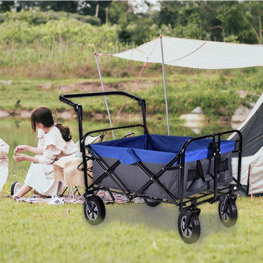 Universal Folding Wagon Push Handle Attachment