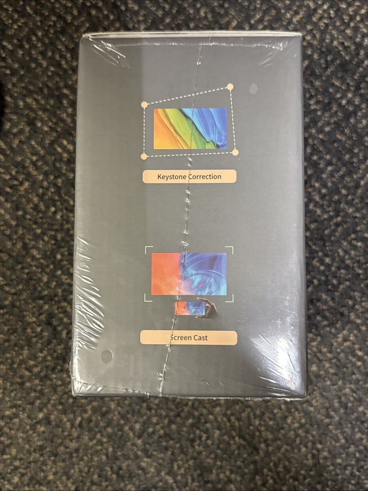 Wowlimk Mini Projector Black