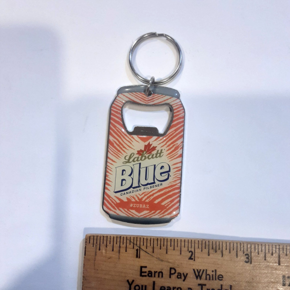 LABATTS BLUE KEYCHAIN WITH BOTTLE OPENER