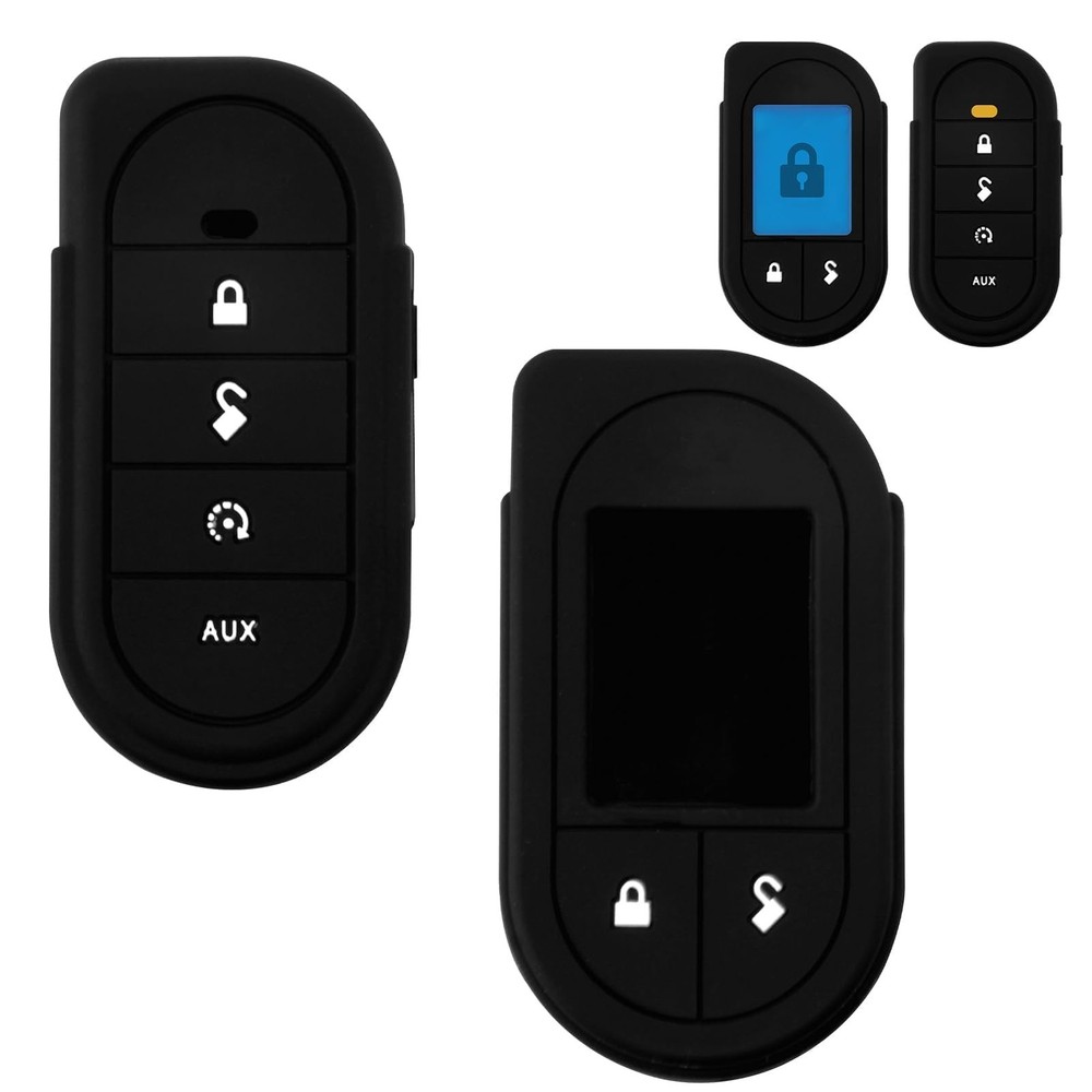 2 Pack Remote Case for Viper, Soft Silicone Car Key Case Shell, Protective