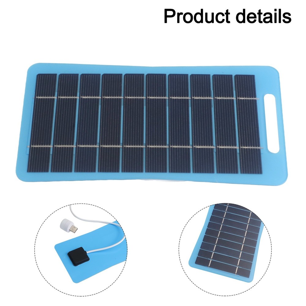 Portable Outdoor Solar Panel Charger Efficiently Powers Mobile Devices Anywhere