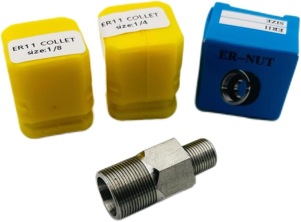 ER11 Collet Adapter with collets for M12 polishersander