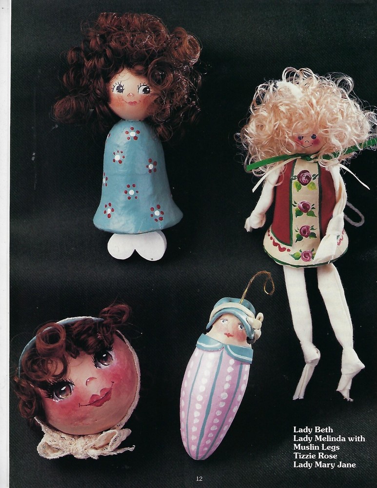 Mini Papier Mache Ornaments Decorative Painting Patterns Craft Projects Book
