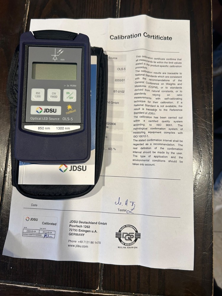 JDSU OLS-5 Optical LED Source