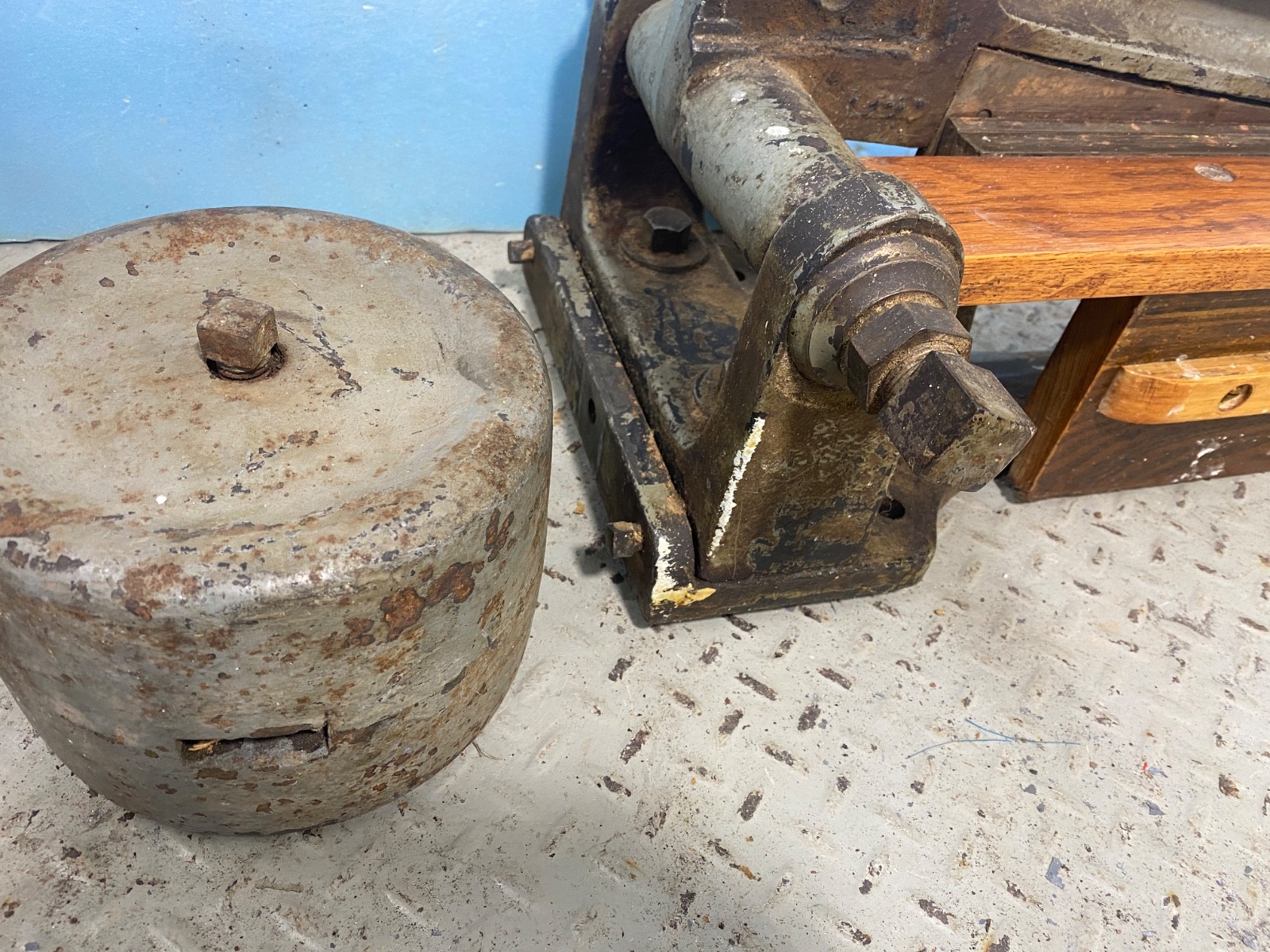 Antique 30" Paper Cutter Shear (JOHN JACQUES & Sons, Worchester MA)