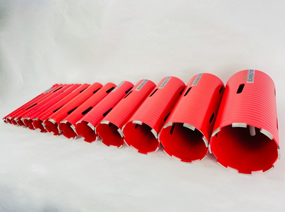 DRY Type 13 pc 1"-5" Set Diamond Coring Bit Concrete Core Drill by BLUEROCK Tool