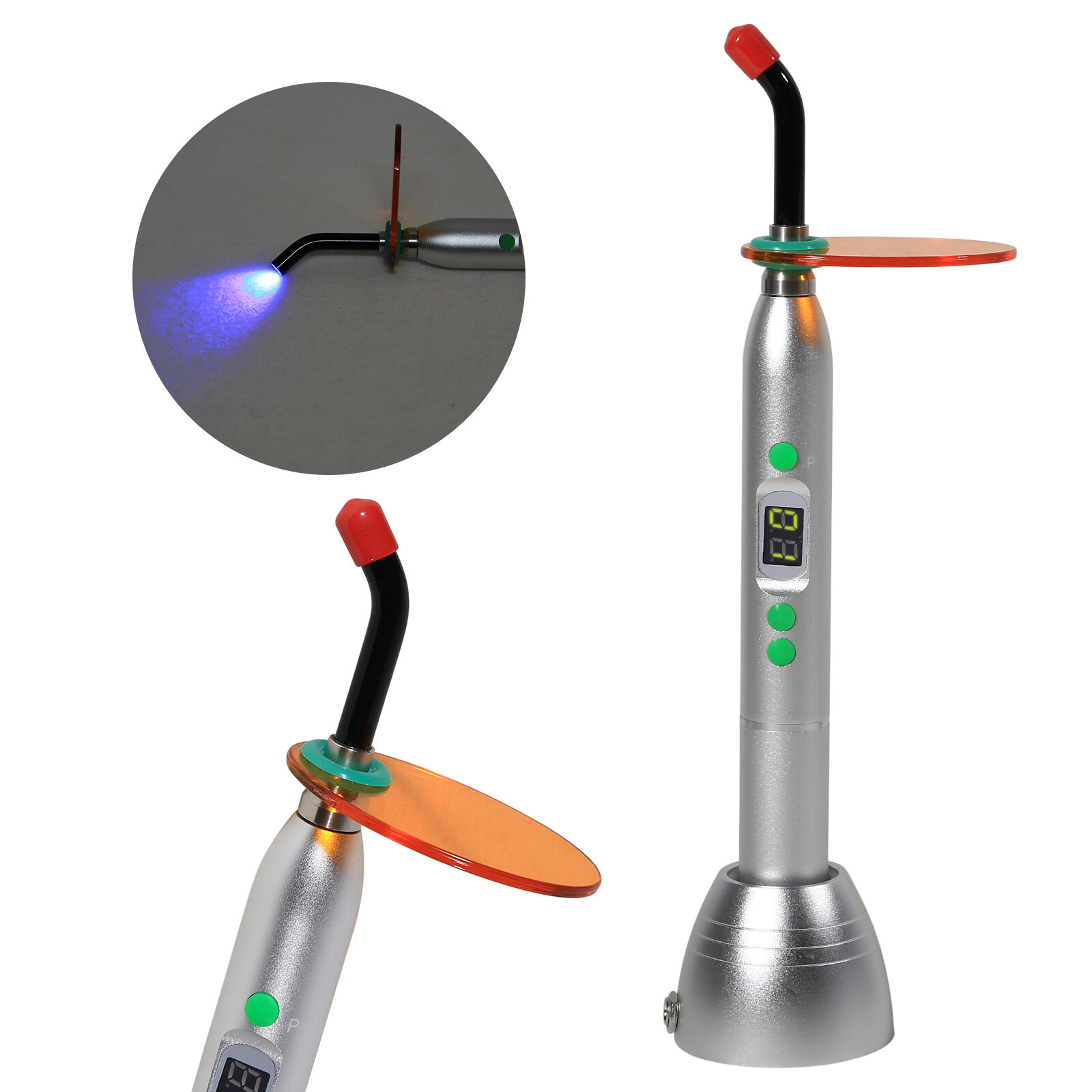 Dental LED Curing Light Lamp Cure Lamp Cordless 5W 4 colors