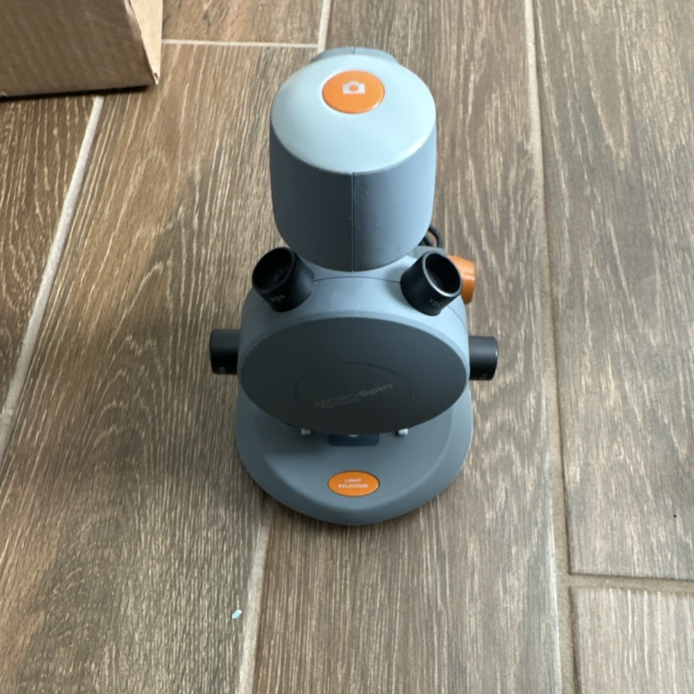 For Parts- Celestron MicroSpin Digital Microscope 2MP 600x Six Objective Lenses