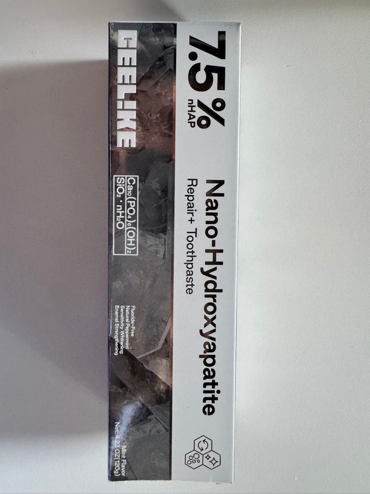 CEELIKE 7.5% Nano Hydroxyapatite Toothpaste - 2 x 4.23 oz