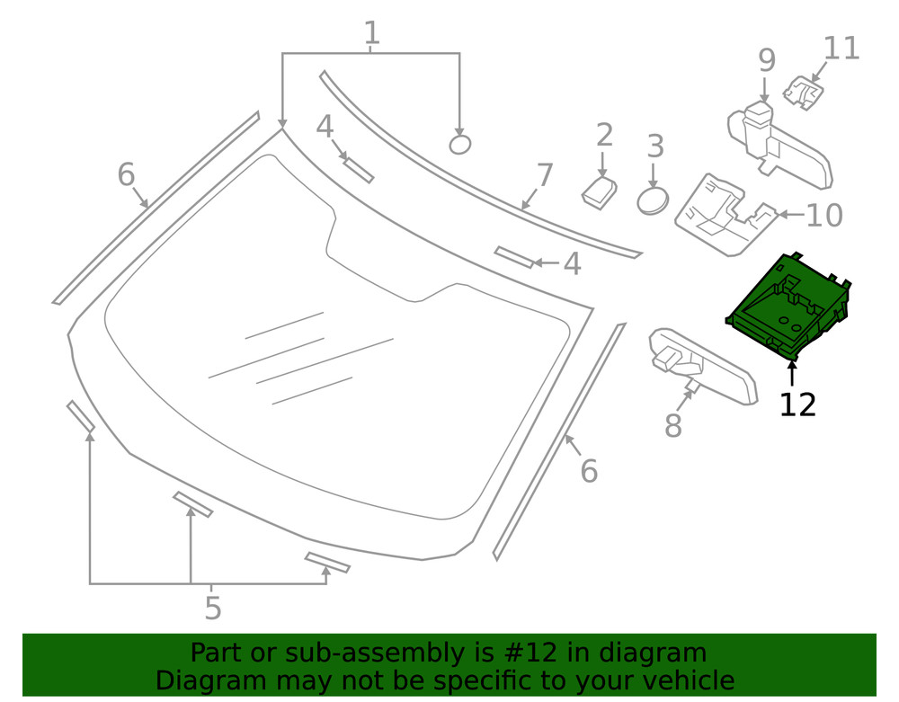 Genuine Mitsubishi Camera 8638A495