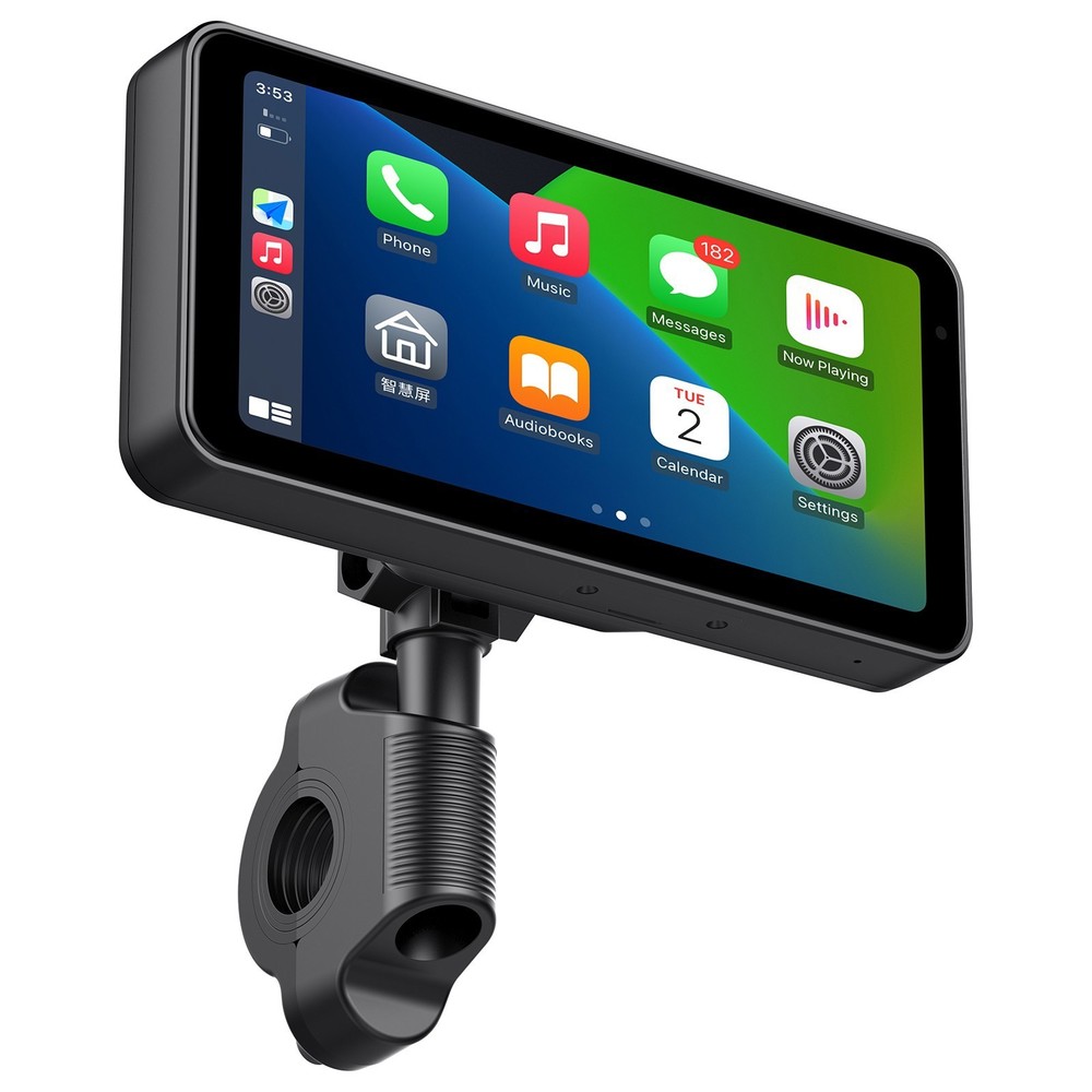 6.25" IPS Motorcycle GPS Wireless CarPlay Android Auto Navi Touch Screen IP67 BT
