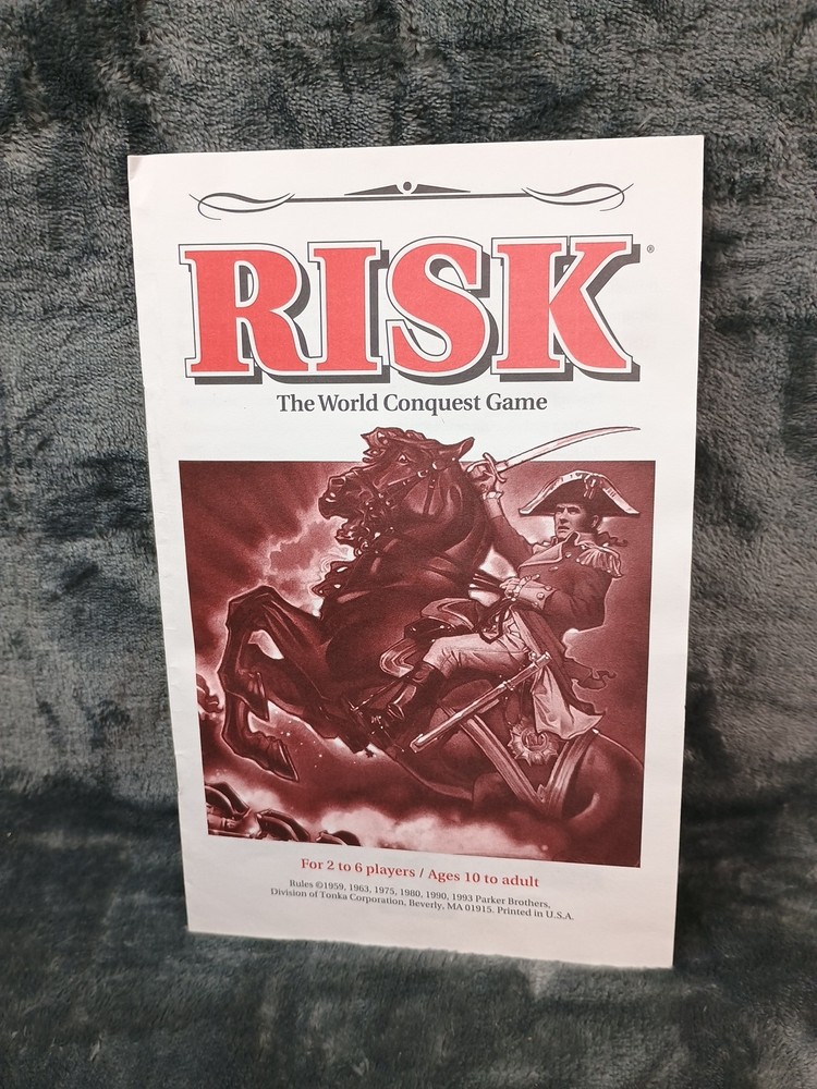 1993 Risk Board Game Replacement Game Pieces Units w/ Clear Boxes Pre-owned