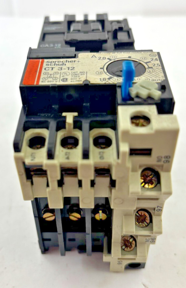 SPRECHER+SCHUH THERMAL OVERLOAD CT3-12