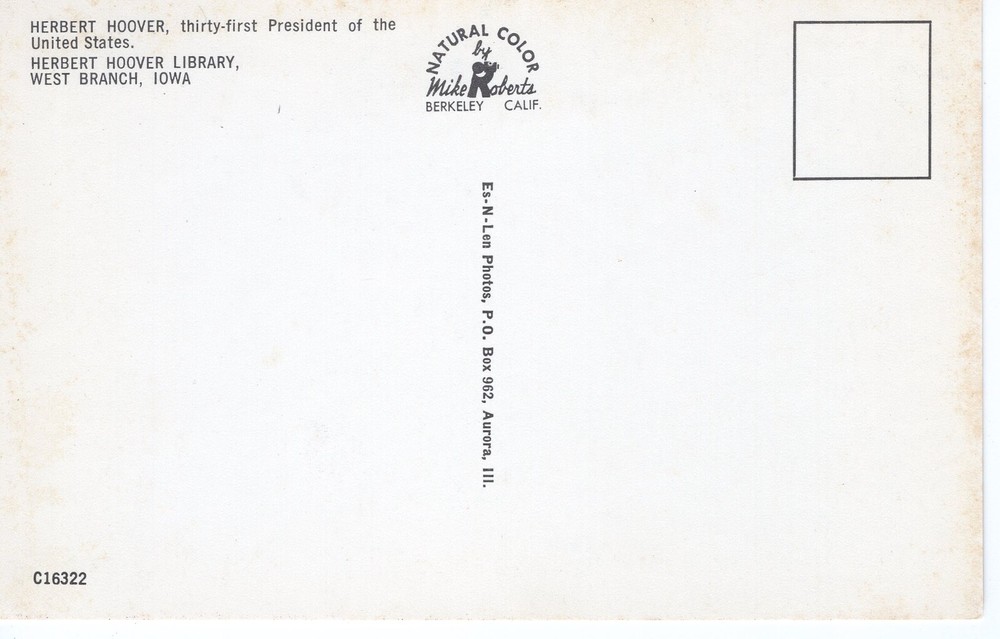 HERBERT HOOVER - PC3592