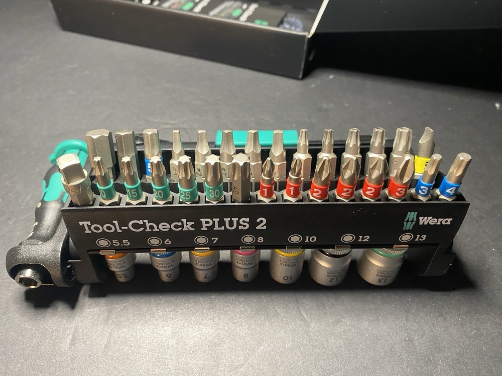 Wera Tool Check Plus 2 39pc Metric Small Portable Tool Set Bikes Motorcycle