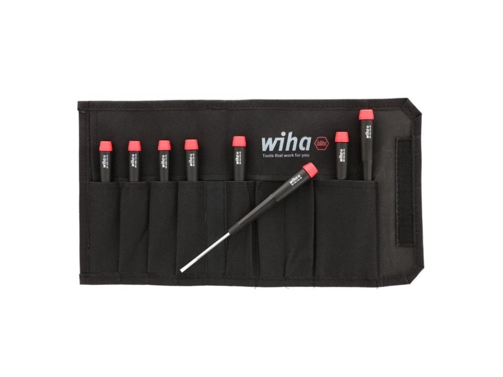 Wiha 26099 - 8 Piece Precision Slotted Screwdriver Set
