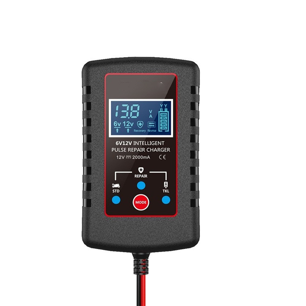6V 12V Automatic Battery Charger Maintainer For Motorcycle Trickle Float Tender