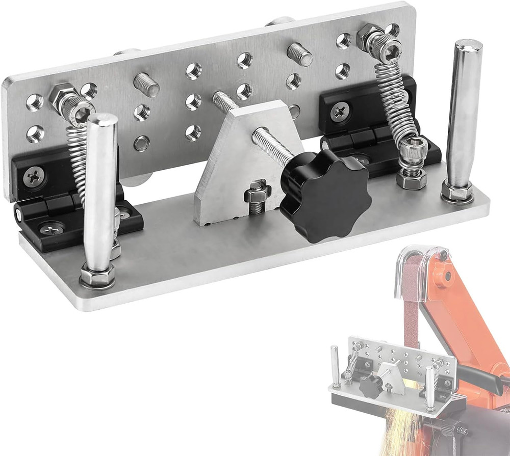 Belt Grinder Knife Jig Manual Sharpener Holder Long Sharpening Locator Fixed Ang