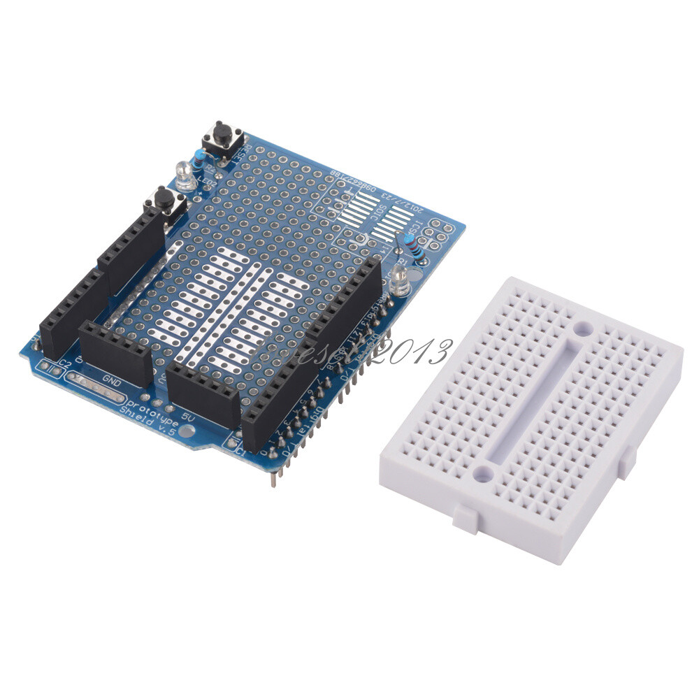 Atmega328P R3 Prototype Shield ProtoShield + Mini Breadboard For Arduino
