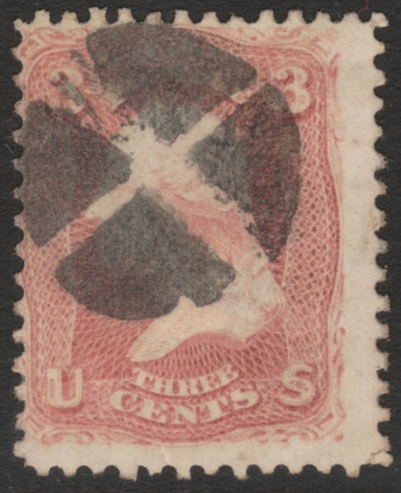 Scott #65 3 Cent 1861-62  Cork Cancel     65SP23_31