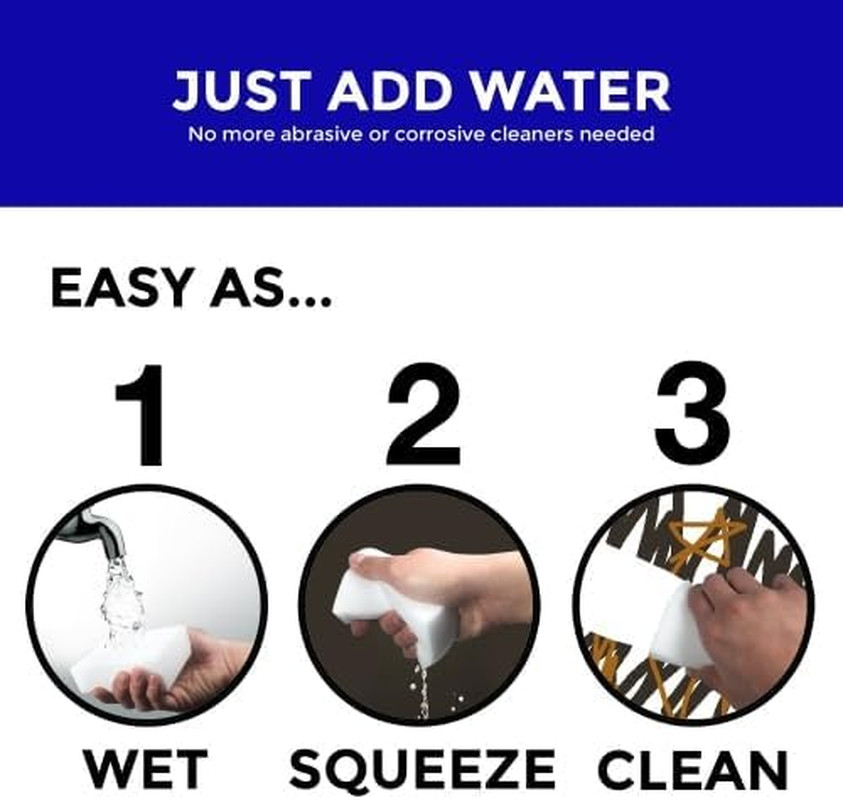 20 Pack Extra Thick Magic Cleaning Pads - Eraser Sponge for All Surfaces - Kitch