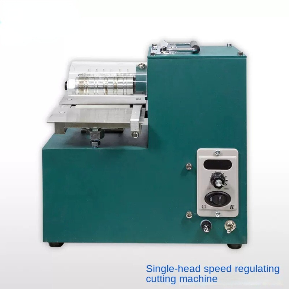 Double Head Leather Cutting Machine Small Leather Slicing Machine Electric
