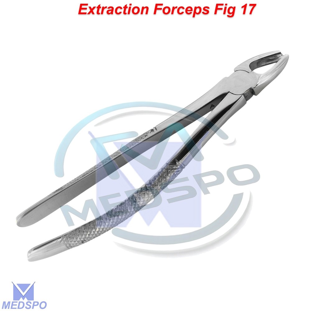 Tooth Extracting Extraction Forceps Fig 17 Right Upper Molar Dental Instruments