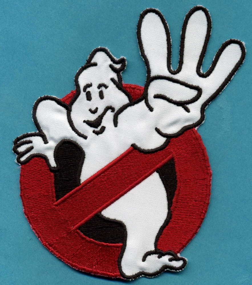 Ghostbusters 3 Style No Ghost Embroidered Iron-On Patch
