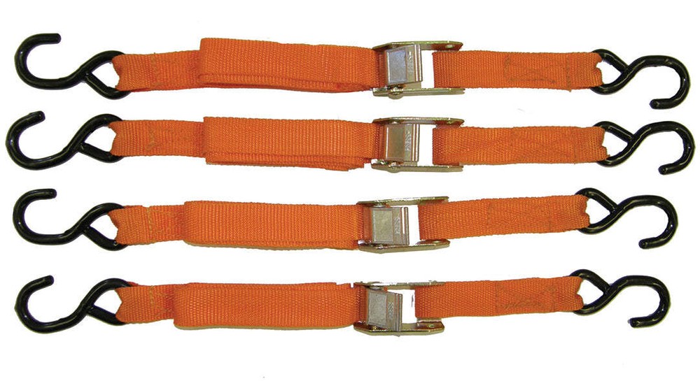 Valley 4pc 6' x 1" Thumb Lock Tie Downs
