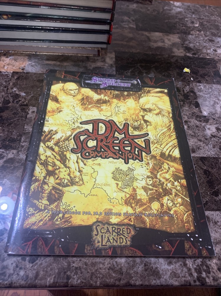 Scarred Lands DM Screen (Sword Sorcery)