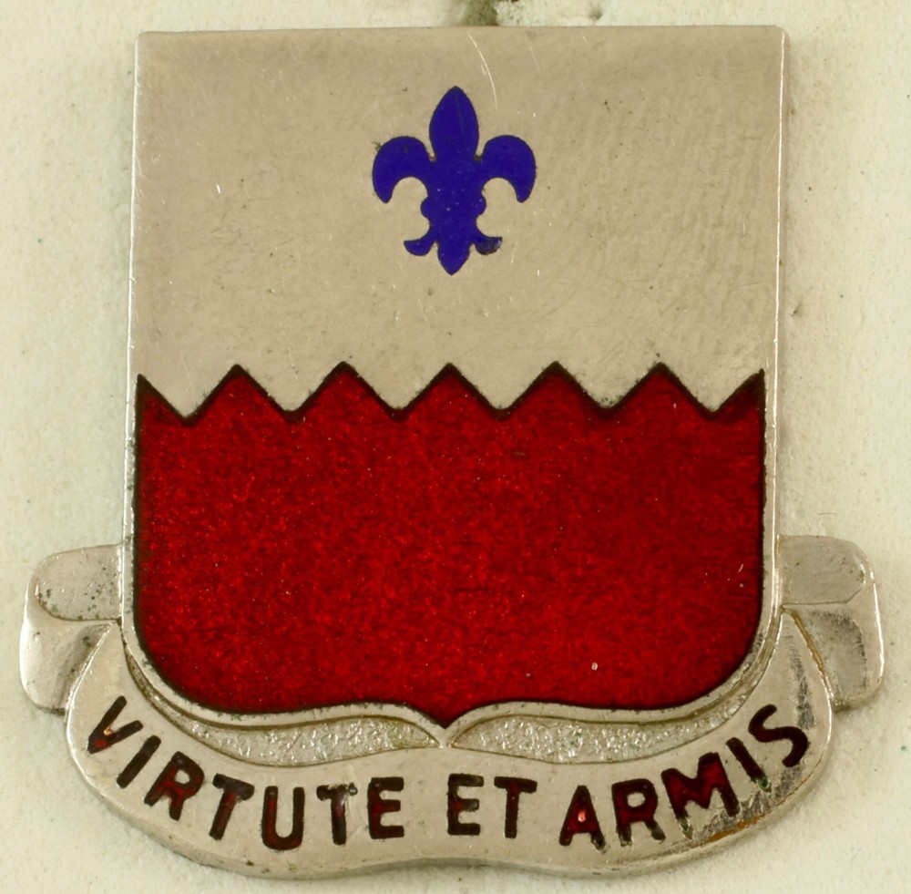 106th Engineer Battalion Crest DI/DUI Pinback