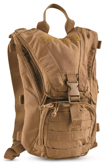 USMC Issue Coyote FILBE Hydration Pack Carrier Bag Backpack - NO BLADDER