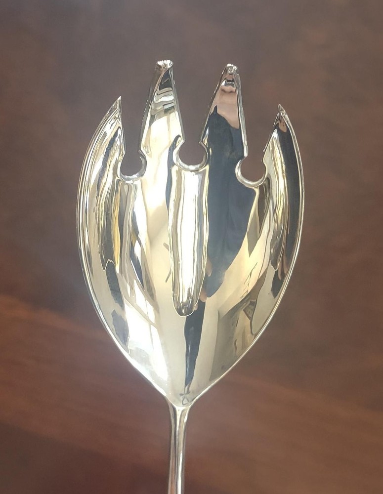Silver Plated Tong Server 10 1/2"