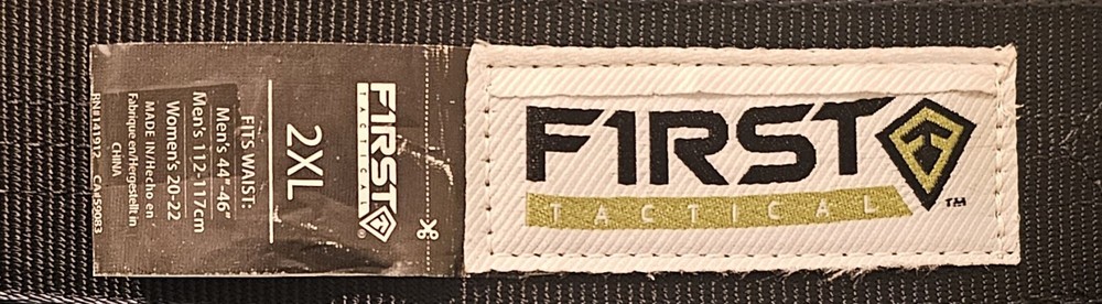 First Tactical Black 2x Belt (876)