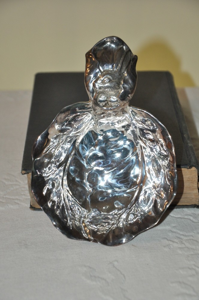 Galmer Sterling Rabbit Cabbage Porringer Dish ????