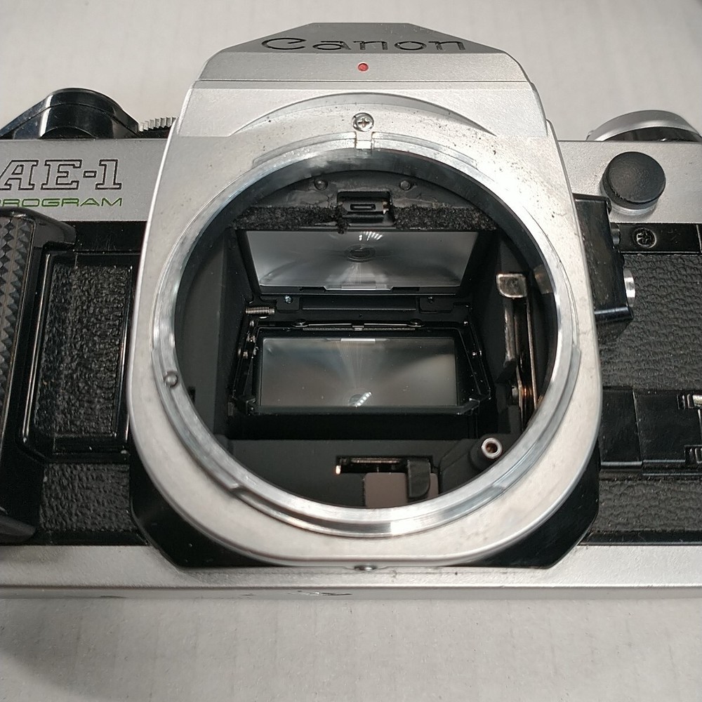 Canon AE-1 Program 35mm Camera Bundle With 50mm / 135 Lens Strap & Camera Bag