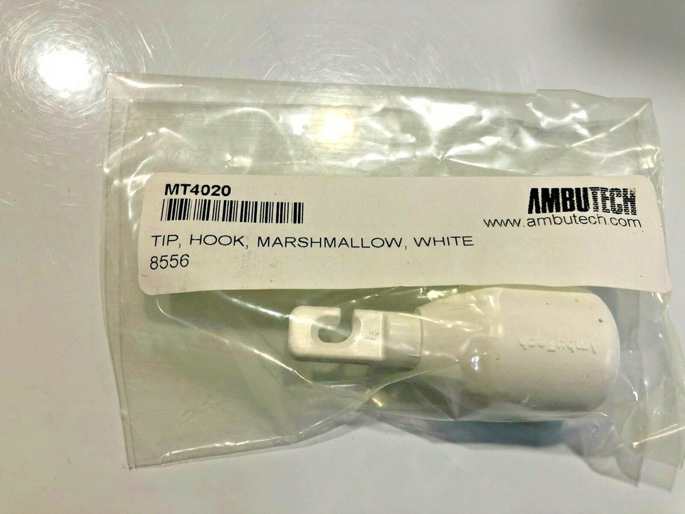 AMBUTECH MT4020 CANE TIP hook marshmallow tip WHITE NEW