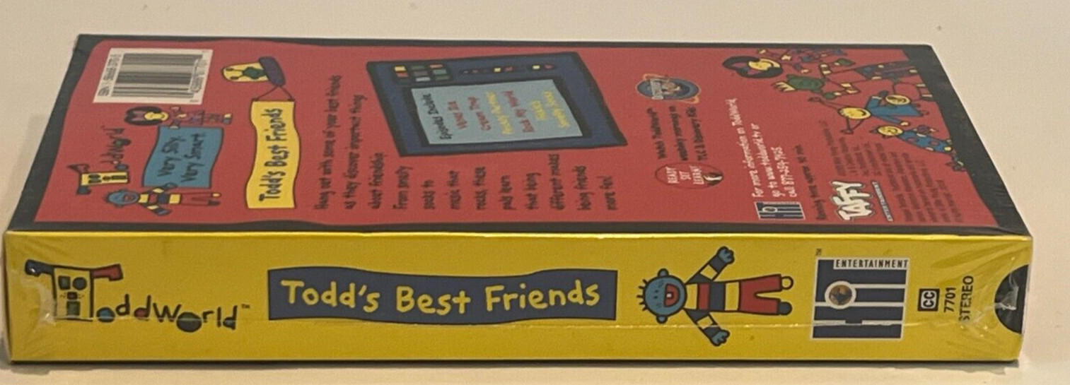 Toddworld Todd's Best Friends New Vhs Hit Entertainment Kids Show
