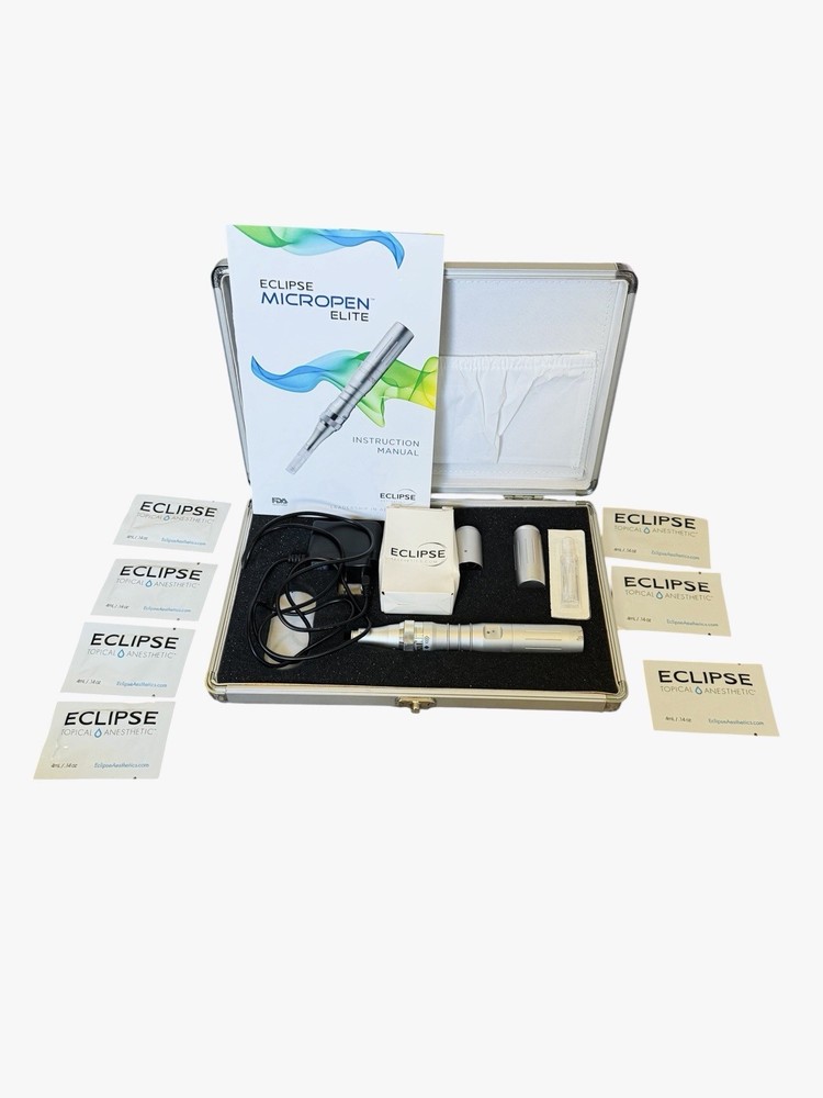 Eclipse MicroPen Elite Silver Micro-needling Pen Professional Device