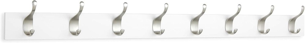 Wall Mounted Modern Coat Rack Entryway & Bedroom W/ Versatile Storage Hooks