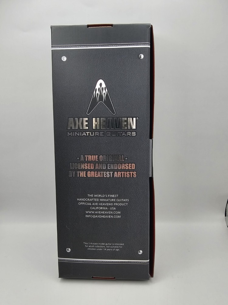 Kiss Paul Stanley Iceman Mini Guitar Collectable NEW w/Stand Axe Haven