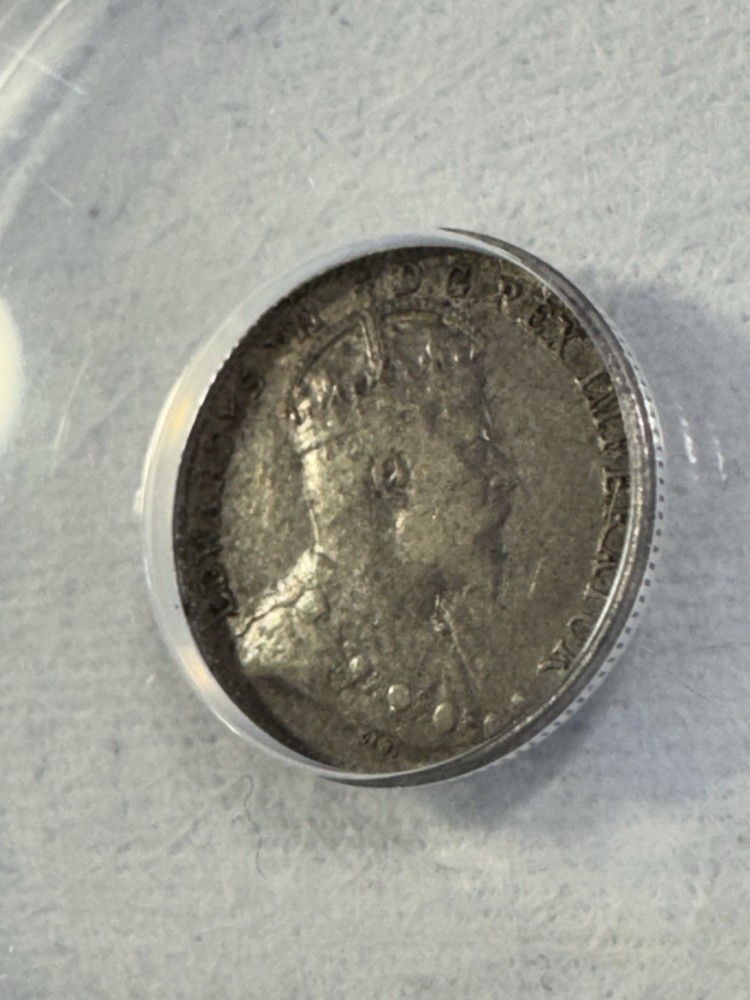 1902 Canada 5 Cents Graded VF 30 by ANACS