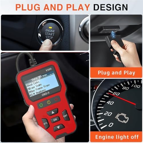 OBD V300 2 Scanner Check Engine Clear Code Reader Live Data Freeze Frame I/M