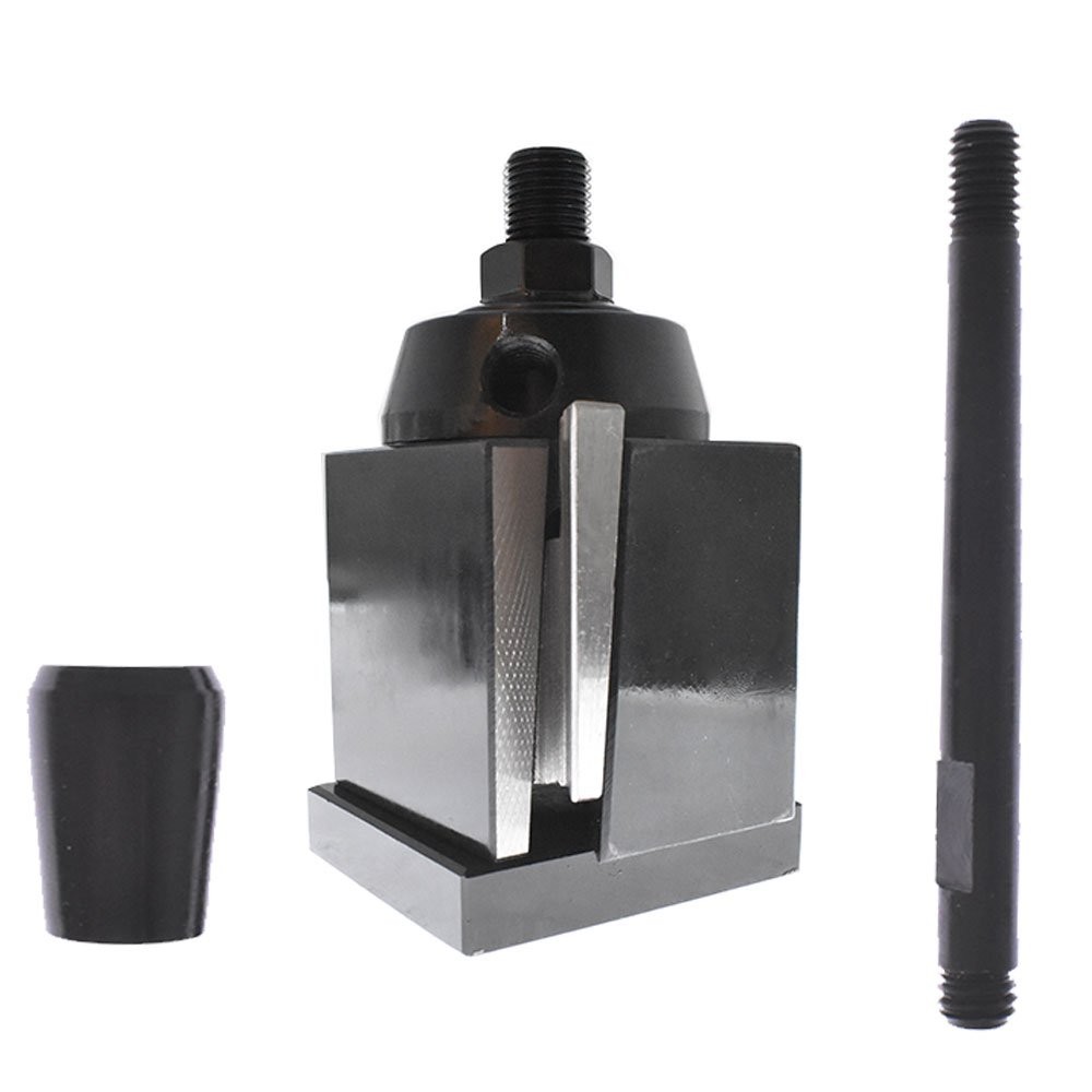 AXA 250-100 Quick Change Tool Post Holder Set Piston Type 6Pcs For Lathe 6 -12"