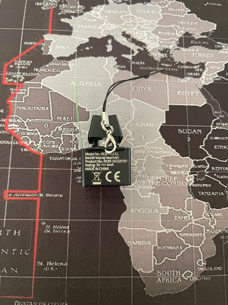 Razer Chroma RGB Keyboard Backlit Keycap Keychain Black